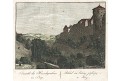Praha Jelení príkop, Hyllos, mědiryt , 1820