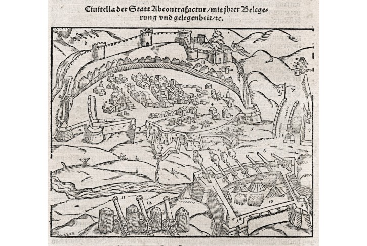 CIVITELLA DEL TRONTO, Münster, dřevořez, 1592