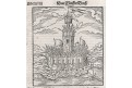 Lodˇválečná,  Münster, dřevořez, (1580)