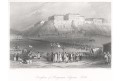 Budapest procesí, Beattie, oceloryt, 1844