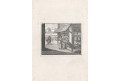 Obchodník - obchodnice, mědiryt, 1777