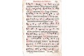 List z Antifonáře III.,  papír, (18 stol.)