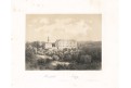 Zákupy, Haun, litografie, 1860