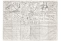  Neuchastel , Geneve, Chatelain, mědiryt, 1719