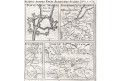  Neuchastel , Geneve, Chatelain, mědiryt, 1719