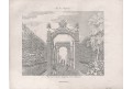 Býšť, Glasser, litografie, 1836
