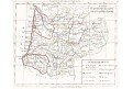 Francie jih, kolor. mědiryt, (1820)