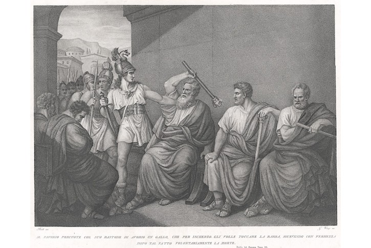 Marcus Papirius, mědiryt, (1800)