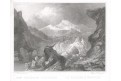 Ötztaler Gletscher, Frommel, oceloryt, 1842