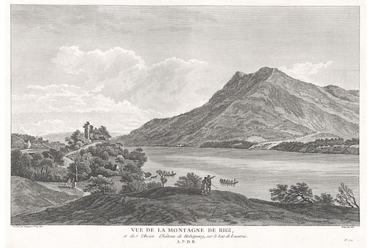 Rigi, Neé, mědiryt, 1780