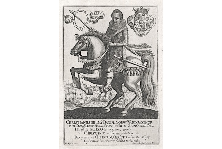 Christian III. Dánský, Ens, mědiryt, 1627