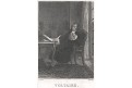 Voltaire , mědiryt, 1820