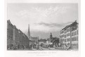 Wien Myslivecká trída,  Haase, oceloryt (1840)