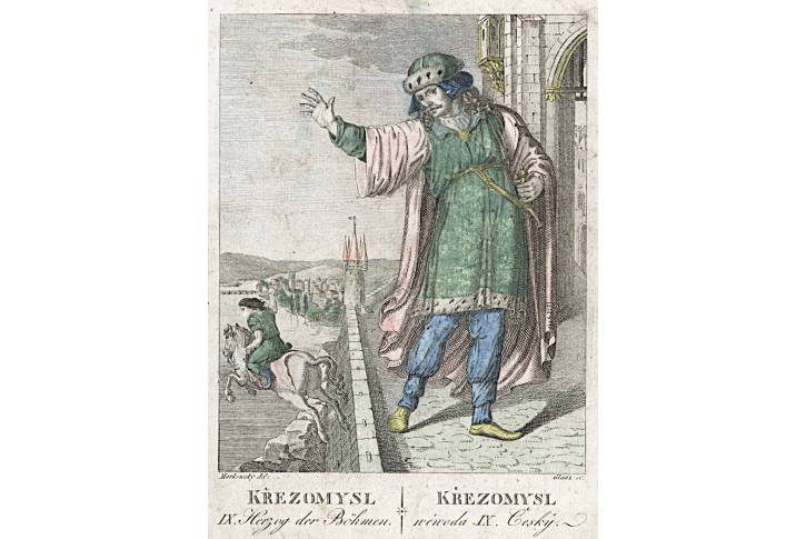 Křesomysl, kolor. mědiryt, (1820)