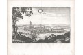 Louny, Merian, mědiryt, 1650