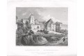 Žatec, Mikovec, oceloryt 1860