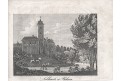 Lobkovice, Medau, litografie, 1841