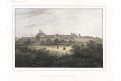 Hradec Králové, Semmler, kolor. litografie, 1845