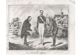 Rekrut na dovolené, Medau, litografie, 1837