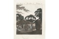 Afrika chýše, Bertuch, mědiryt ,1807