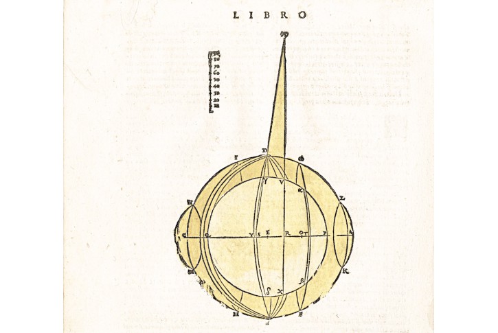 Astronomie, Ptolemaios, dřevořez, 1620