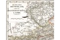 Čechy Morava Rakousko, Stieler,  oceloryt, 1845