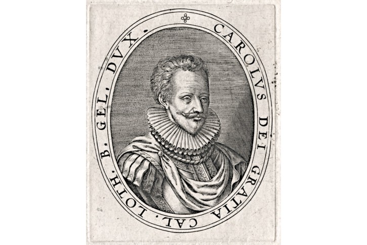 Karel III. Lotrinský, mědiryt, (1650)