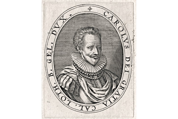 Karel III. Lotrinský, mědiryt, (1650)