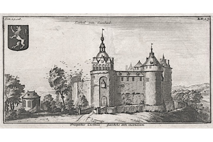 Gaesbeck, Harrewyn mědiryt, 1696