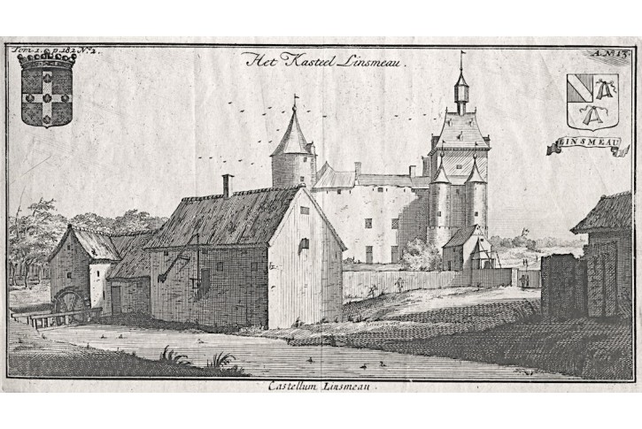 Linsmeel, Harrewyn mědiryt, 1696