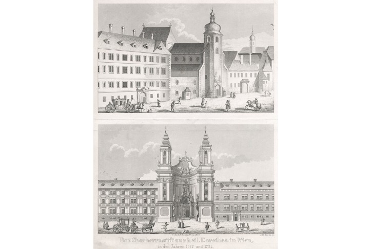 Wien heil. Dorothea,  oceloryt, 1856