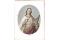 Sv. Cecilie hudba, Chromolitografie, 1870