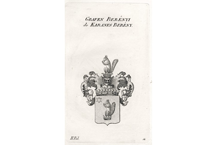Berényi, Tyroff, mědiryt , 1832