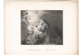 sv.  Antonín Paduánský, Payne, oceloryt, (1840)