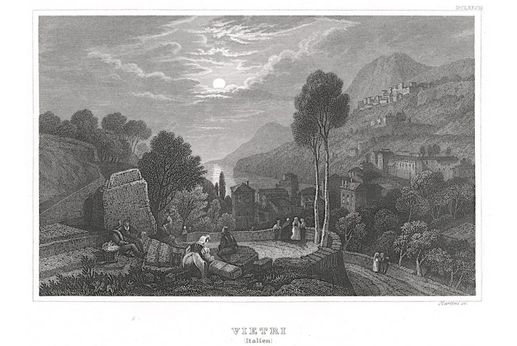 Vietri sul Mare, Meyer, oceloryt, 1850