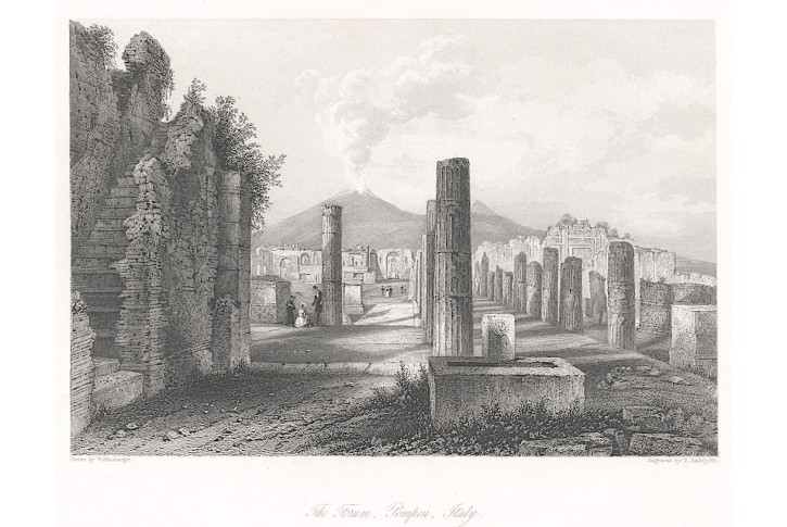 Pompeje, Fischer oceloryt, (1840)