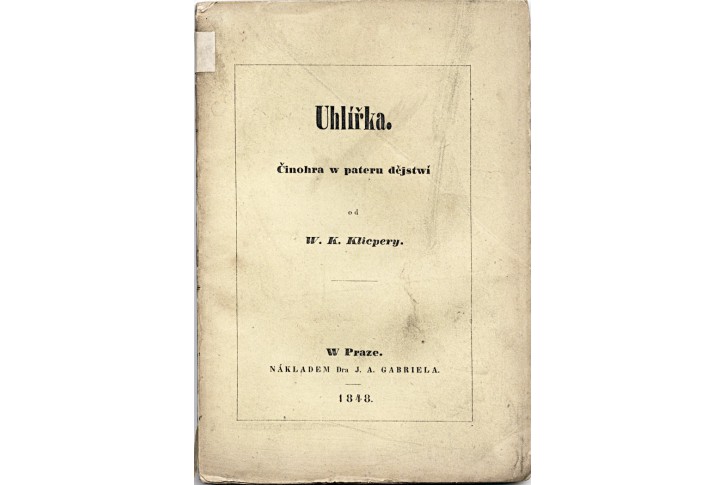 Klicpera, Uhlířka, Praha, 1848