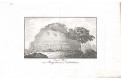 Kábul zřícený chrám, mědiryt, (1830)