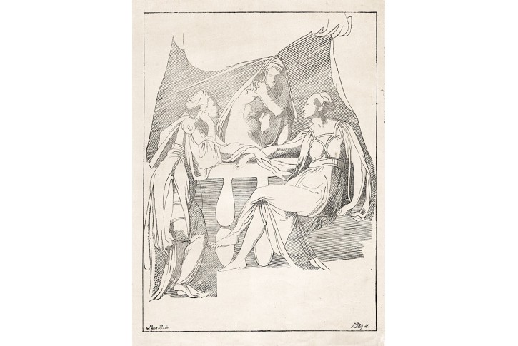 Ženy, Piloty Blomaert, litog, (1820)