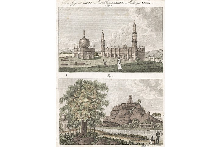 Indie Arcot Nawab, Bertuch, mědiryt ,1807