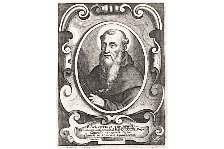 Augustinus Triumphus, Corn. Galle, mědiryt, 1636