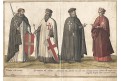 Nemečtí rytíři, Bruyn, kolor. mědiryt, 1581