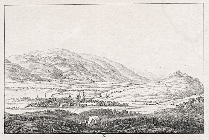 Teplice , Ludwig Richter, lept, (1820)
