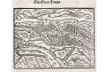 Praha, Saur,  dřevořez , 1587