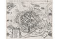Plzeň, Bellus, mědiryt 1627