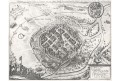 Plzeň, Merian, mědiryt, 1635