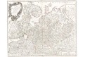 Vaugondy de: Russie Europeéne, mědiryt 1753