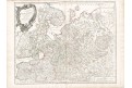 Vaugondy de: Russie Europeéne, mědiryt 1753