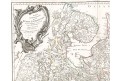 Vaugondy de: Russie Europeéne, mědiryt 1753