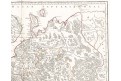 Vaugondy de: Russie Europeéne, mědiryt 1753